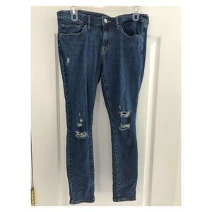 LEVI'S 711 Skinny Distressed Jeans 30